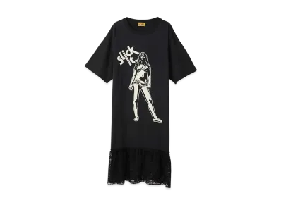HYSTERIC GLAMOUR Slick It Dress "Black"