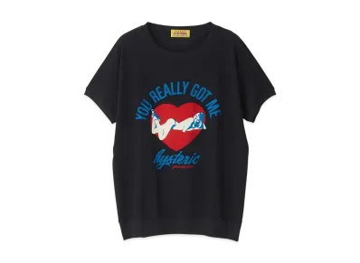 HYSTERIC GLAMOUR Music Lover T-Shirt "Black"