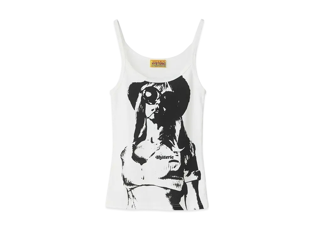 HYSTERIC GLAMOUR Smoke On The Water Camisole "White"