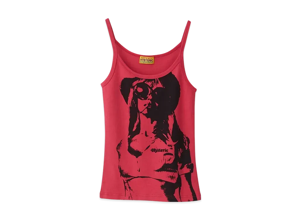 HYSTERIC GLAMOUR Smoke On The Water Camisole "Red"
