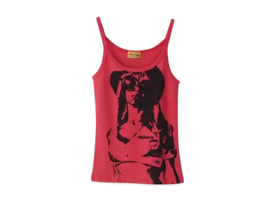 HYSTERIC GLAMOUR Smoke On The Water Camisole "Red"