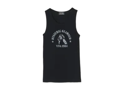 HYSTERIC GLAMOUR Viva1984 Tank Top "Black"