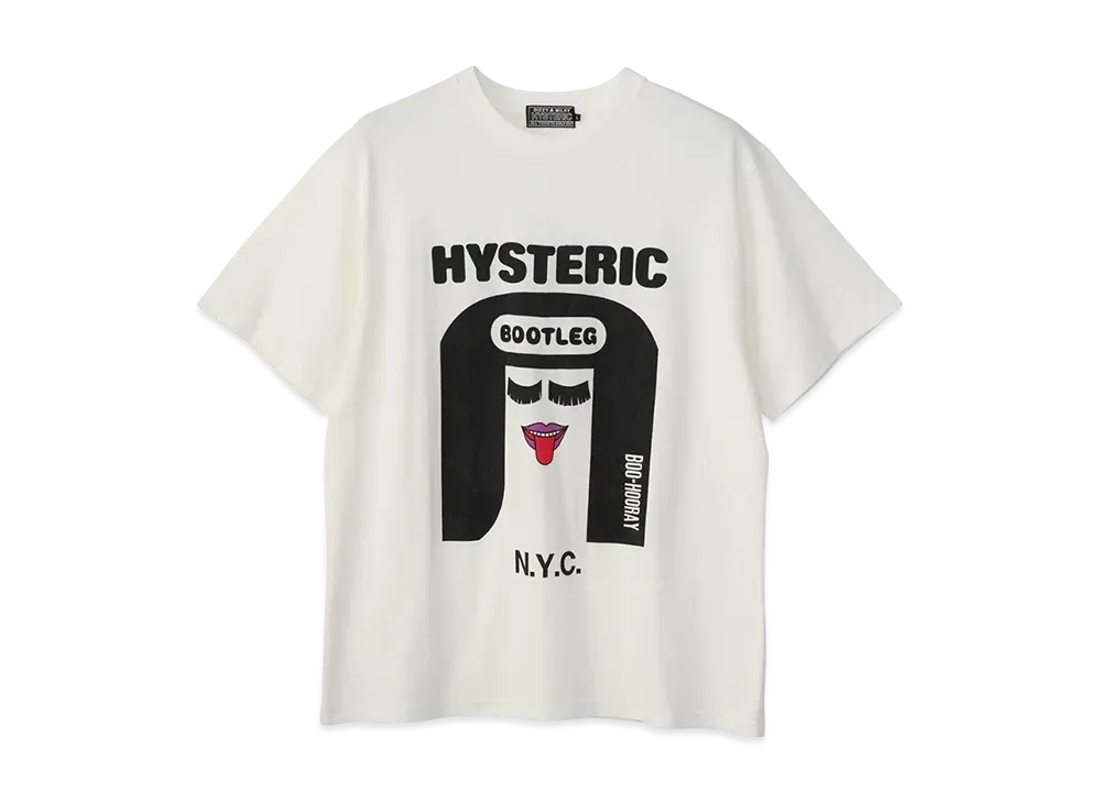 HYSTERIC GLAMOUR Love Bootleg T-Shirt "White"