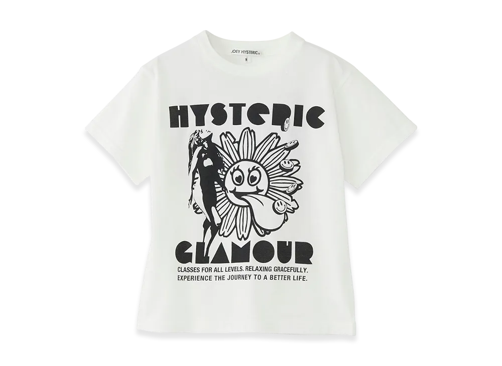 HYSTERIC GLAMOUR Flower Trippin T-Shirt "White"