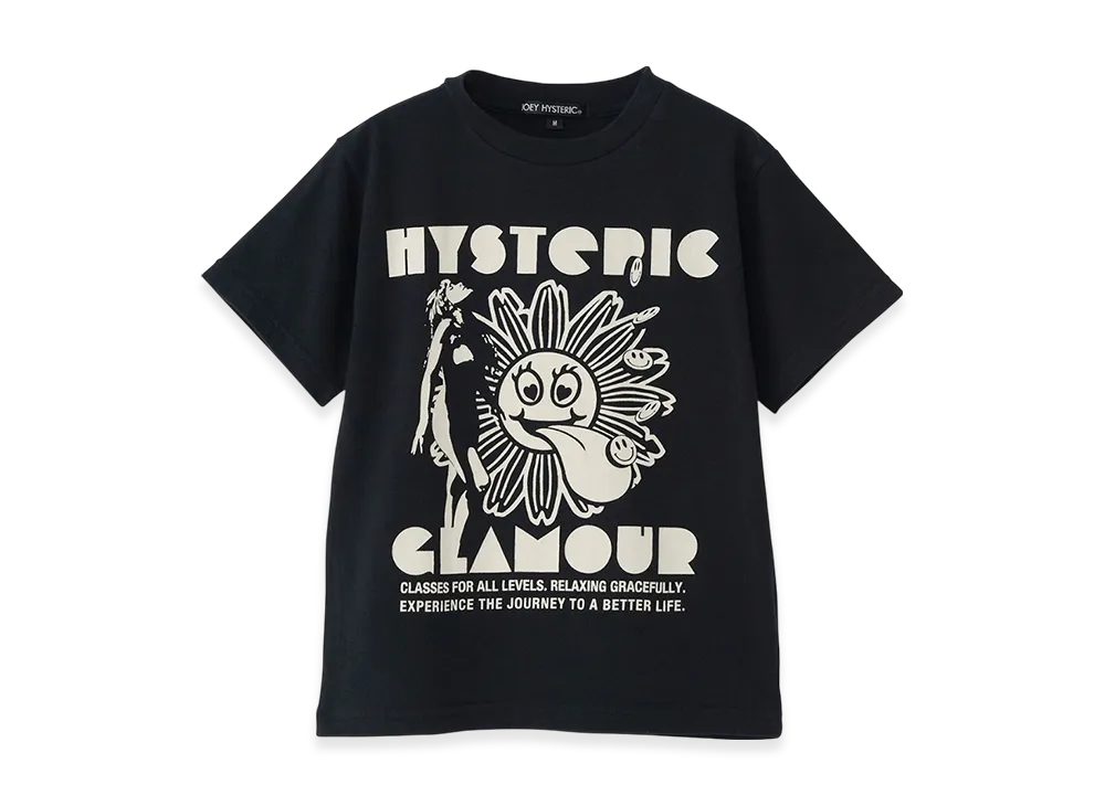 HYSTERIC GLAMOUR Flower Trippin T-Shirt "Black"