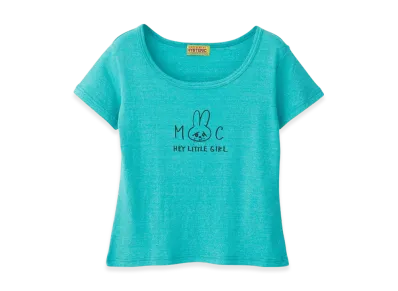 HYSTERIC GLAMOUR Hey Little Girl T-Shirt "Green"