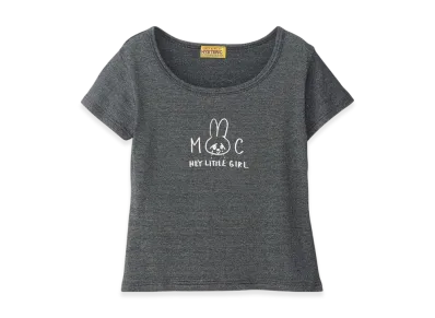 HYSTERIC GLAMOUR Hey Little Girl T-Shirt "Grey"
