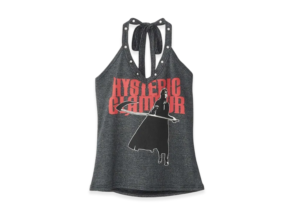 HYSTERIC GLAMOUR Sickle Girl Halterneck "Black"