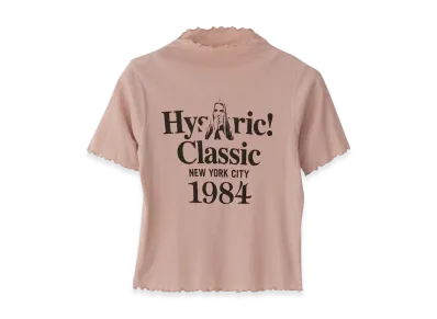 HYSTERIC GLAMOUR Classic 1984 High Neck T-Shirt "Pink"