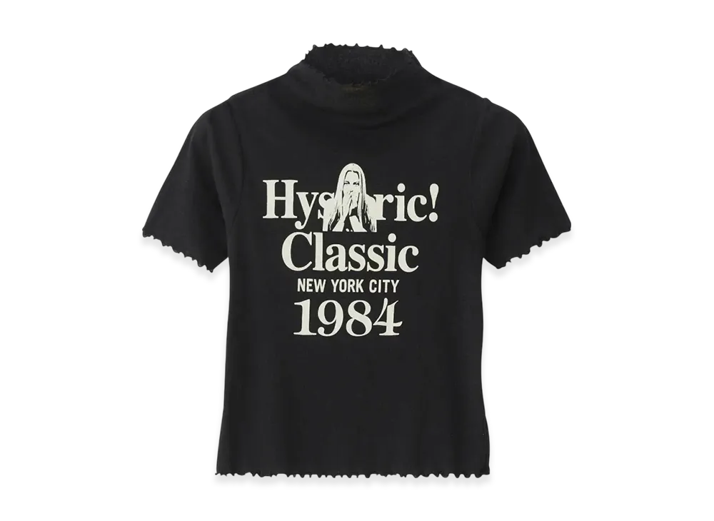 HYSTERIC GLAMOUR Classic 1984 High Neck T-Shirt "Black"