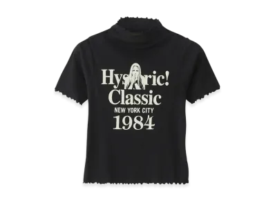 HYSTERIC GLAMOUR Classic 1984 High Neck T-Shirt "Black"