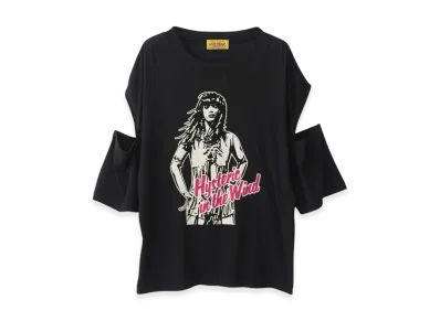 HYSTERIC GLAMOUR HYS in The Wind Oversized T-Shirt "Black"
