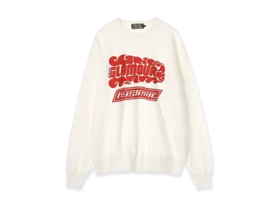 HYSTERIC GLAMOUR Fire Logo Sweatshirt "White"