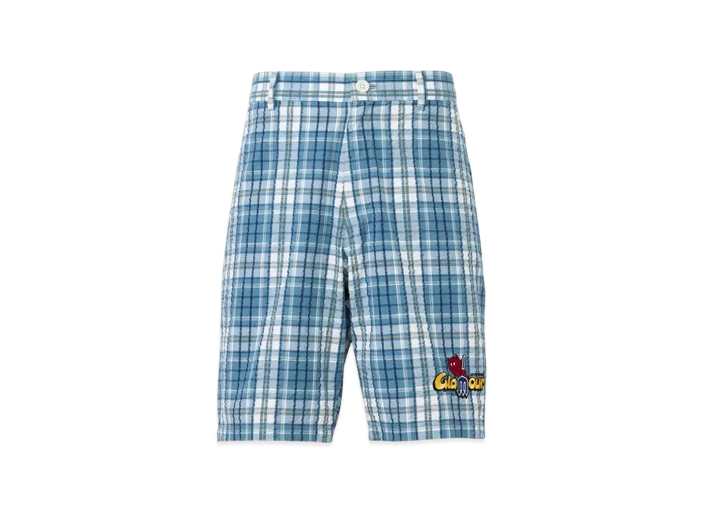 HYSTERIC GLAMOUR HG Fork Embroidered Shorts "Blue"