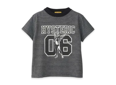HYSTERIC GLAMOUR Number 6 Short T-Shirt "Black"