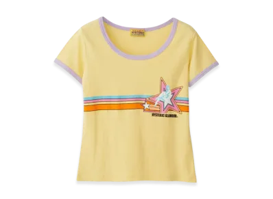 HYSTERIC GLAMOUR Star Girl Chibi T-Shirt "Yellow"