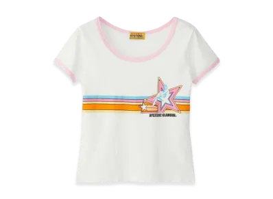 HYSTERIC GLAMOUR Star Girl Chibi T-Shirt "White"