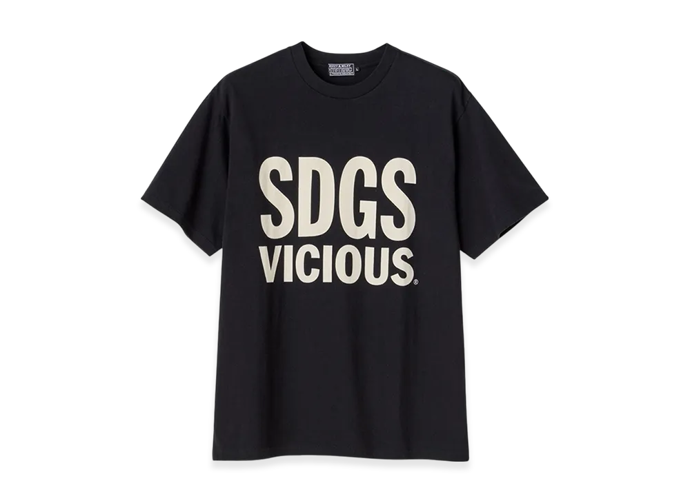 HYSTERIC GLAMOUR SDGS Vicious T-Shirt "Black"