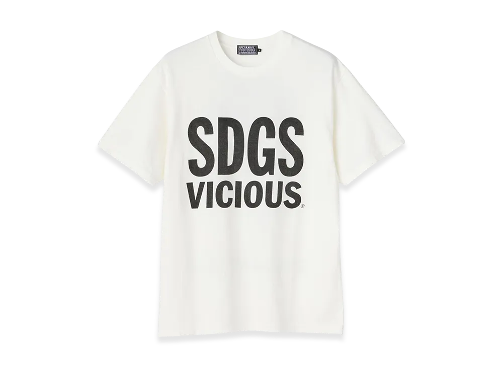 HYSTERIC GLAMOUR SDGS Vicious T-Shirt "White"