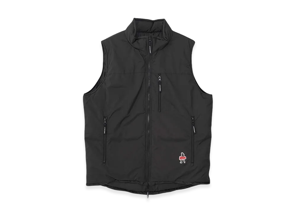 HYSTERIC GLAMOUR Vixen Girl Patch Military Vest "Black"