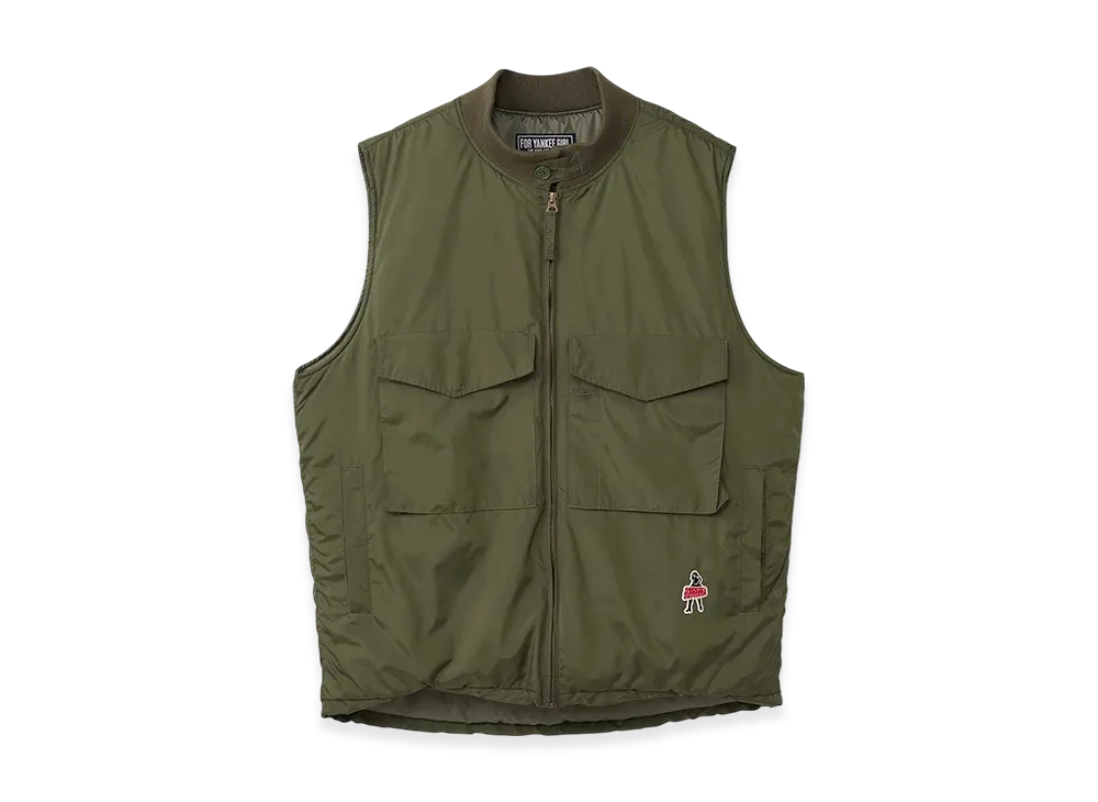 HYSTERIC GLAMOUR Vixen Girl Patch Military Vest "Khaki"