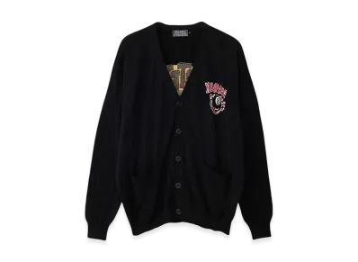 HYSTERIC GLAMOUR STBM Racing Jacquard Cardigan "Black"