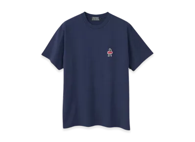 HYSTERIC GLAMOUR Vixen Girl Patch T-Shirt "Navy"