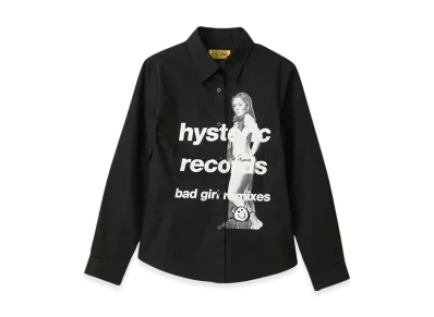 HYSTERIC GLAMOUR Bad Girl Remixes Compact Shirt "Black"
