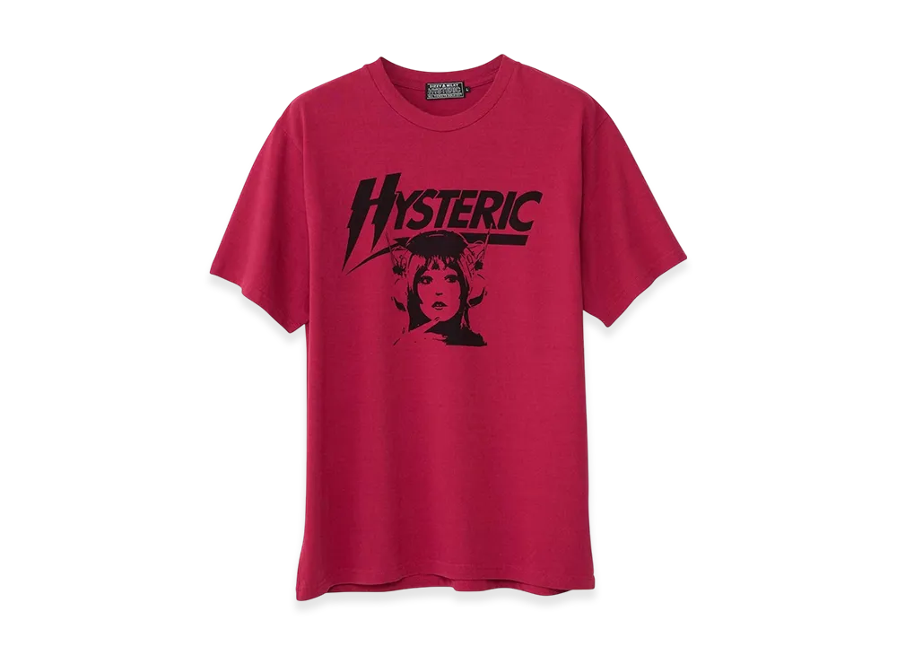 HYSTERIC GLAMOUR Hi-Fi Club T-Shirt "Pink"