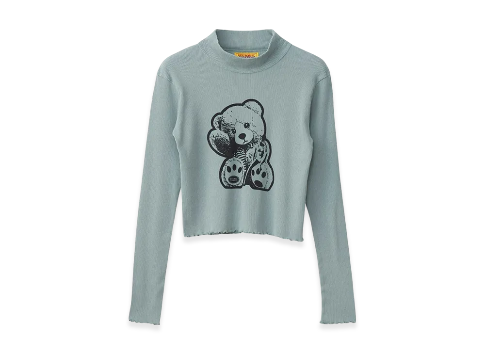 HYSTERIC GLAMOUR Lady Bear Short T-Shirt "Blue"