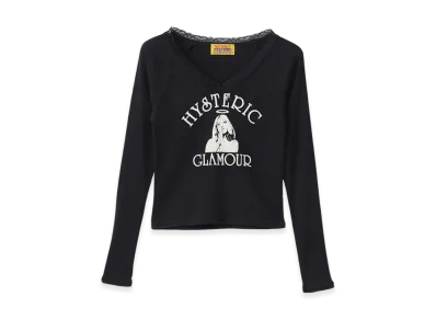 HYSTERIC GLAMOUR Hysteric Angel Short T-Shirt "Black"