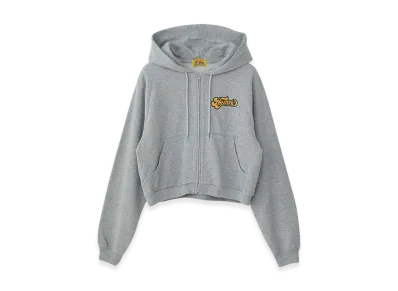 HYSTERIC GLAMOUR Levitated Girl Short Hoodie "Top Gray"