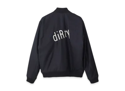 HYSTERIC GLAMOUR Sonic Youth Dirty Embroidered Rib Blouson "Black"
