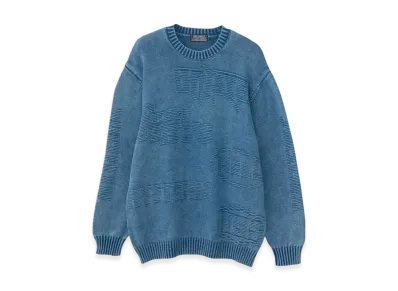 HYSTERIC GLAMOUR Original Blues Hysteric Logo Sweater "Dark Indigo Blue"