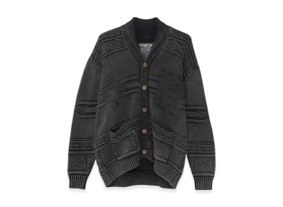 HYSTERIC GLAMOUR Original Blues Hysteric Woman Cardigan "Black"