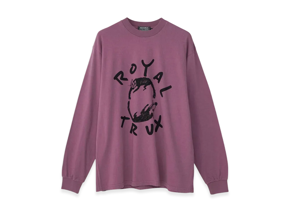 HYSTERIC GLAMOUR Royal Trux Cats and Dogs T-Shirt "Purple"