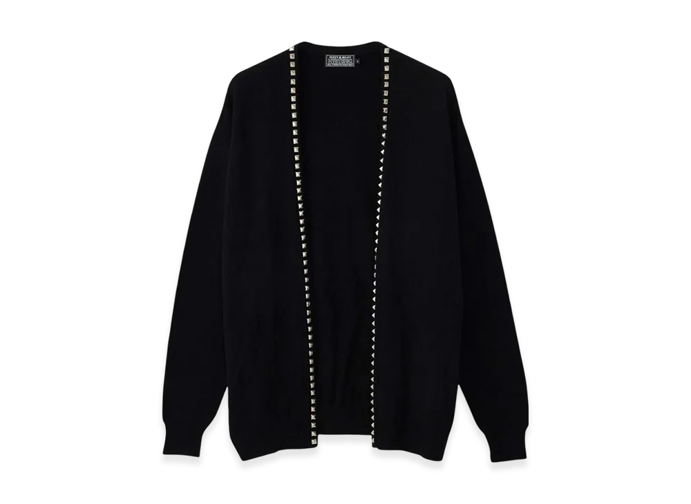 HYSTERIC GLAMOUR Studded Cardigan "Black"