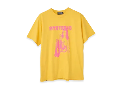 HYSTERIC GLAMOUR Smoking Dot Girl T-Shirt "Yellow"