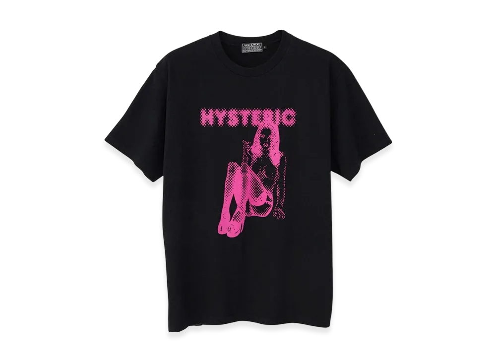 HYSTERIC GLAMOUR Smoking Dot Girl T-Shirt "Black"