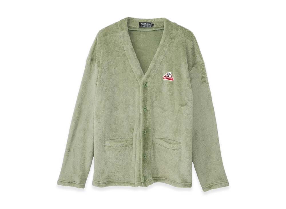 HYSTERIC GLAMOUR See No Evil Patch Cardigan "Green"