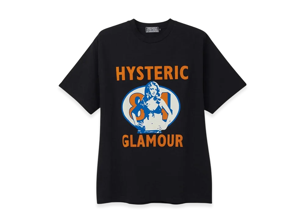 HYSTERIC GLAMOUR Coyote T-Shirt "Black"