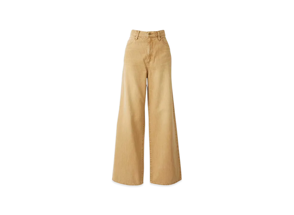 HYSTERIC GLAMOUR Wide Denim Pants "Beige"
