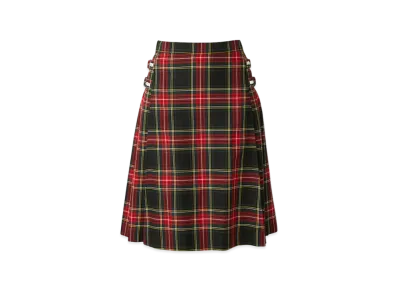 HYSTERIC GLAMOUR Tartan Check Side Belt Skirt "Green"