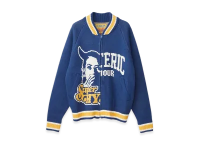 HYSTERIC GLAMOUR Super HYS Jacquard Oversized Jumper "Navy"