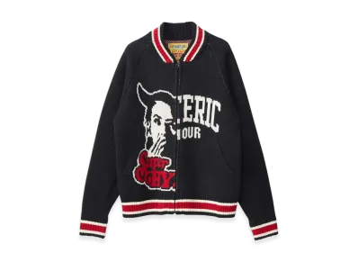 HYSTERIC GLAMOUR Super HYS Jacquard Oversized Jumper "Black"