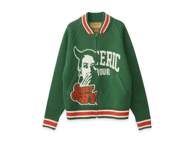 HYSTERIC GLAMOUR Super HYS Jacquard Oversized Jumper "Green"