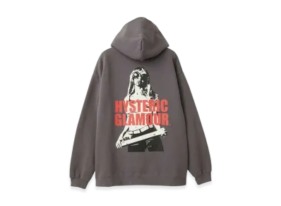 HYSTERIC GLAMOUR Light My Fire Oversized Hoodie "Charcoal Gray"