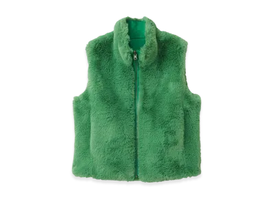HYSTERIC GLAMOUR Hysteric Inc Reversible Fur Vest "Green"