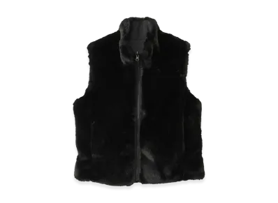 HYSTERIC GLAMOUR Hysteric Inc Reversible Fur Vest "Black"