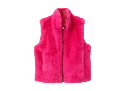 HYSTERIC GLAMOUR Hysteric Inc Reversible Fur Vest "Pink"